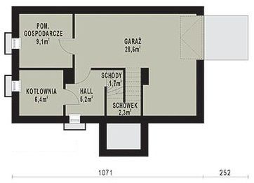Piwnica projektu WB-0018
