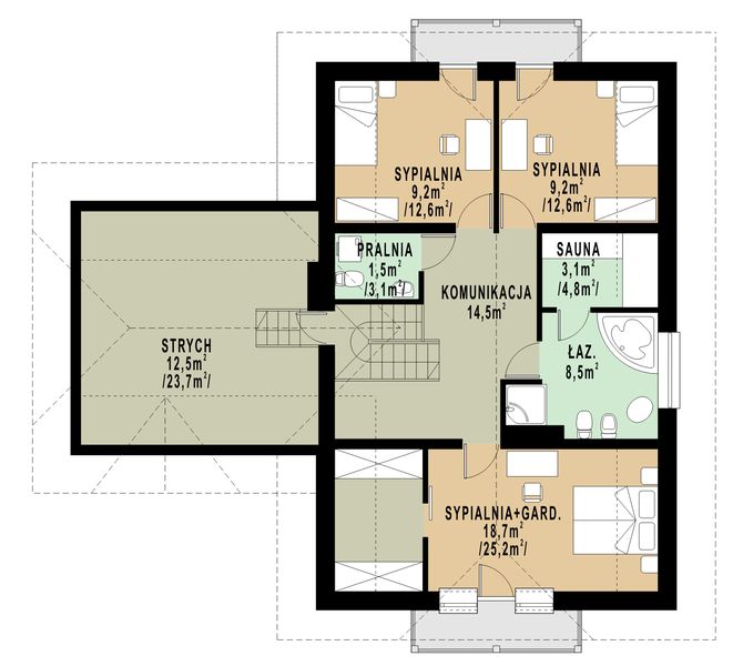 Poddasze projektu WB-0031