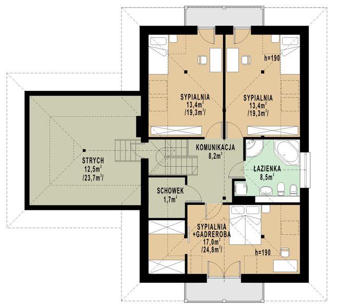 Poddasze projektu WB-0032