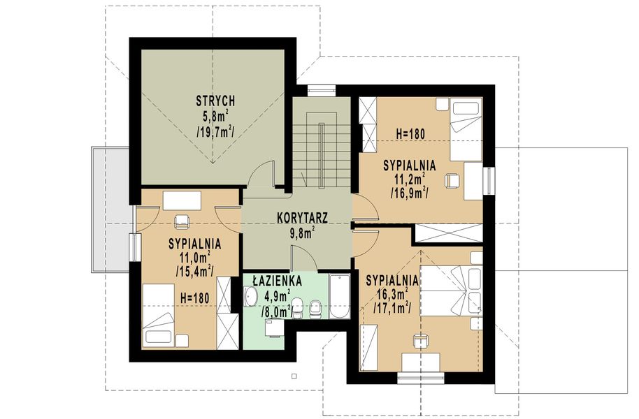 Poddasze projektu WB-0037