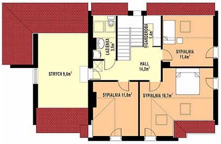 Poddasze projektu WB-3480