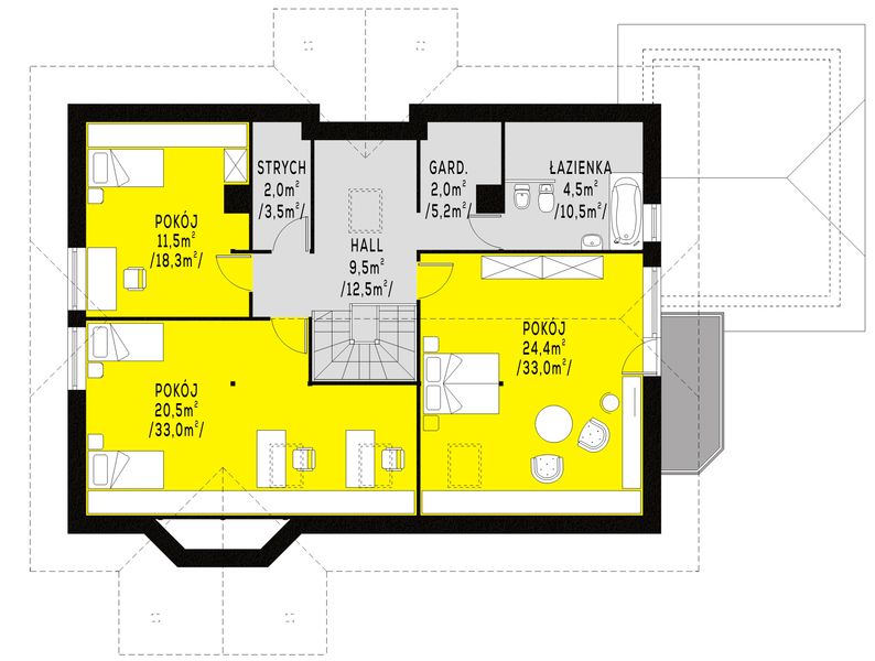 Poddasze projektu WB-3379