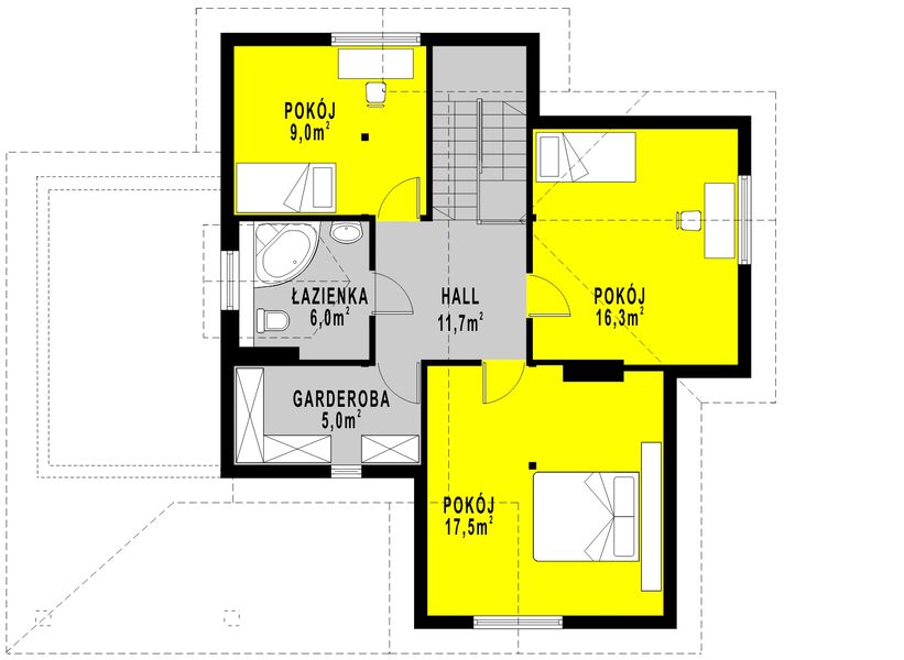 Poddasze projektu WB-3909