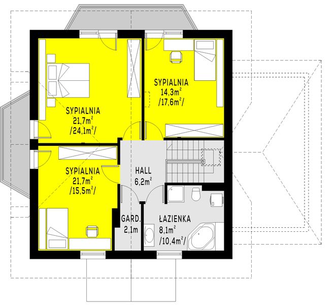 Poddasze projektu WB-3945