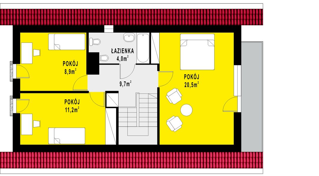 Poddasze projektu WB-3340