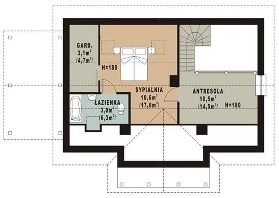 Poddasze projektu WB-0068