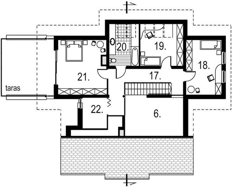 Poddasze projektu Kaskada