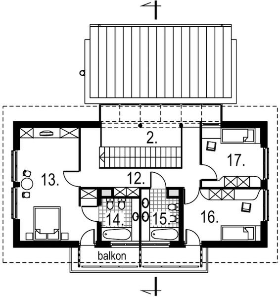 Piętro 1 projektu Polonez