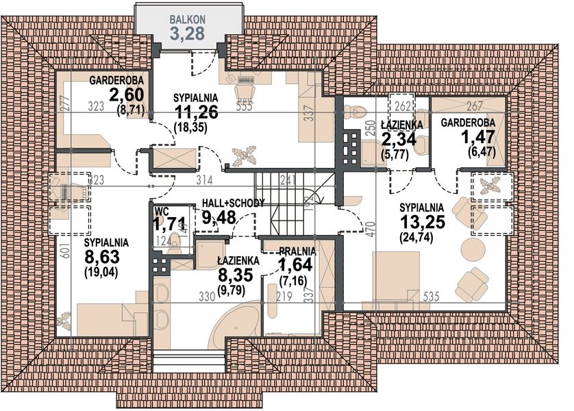 Poddasze projektu Sindbad 2G
