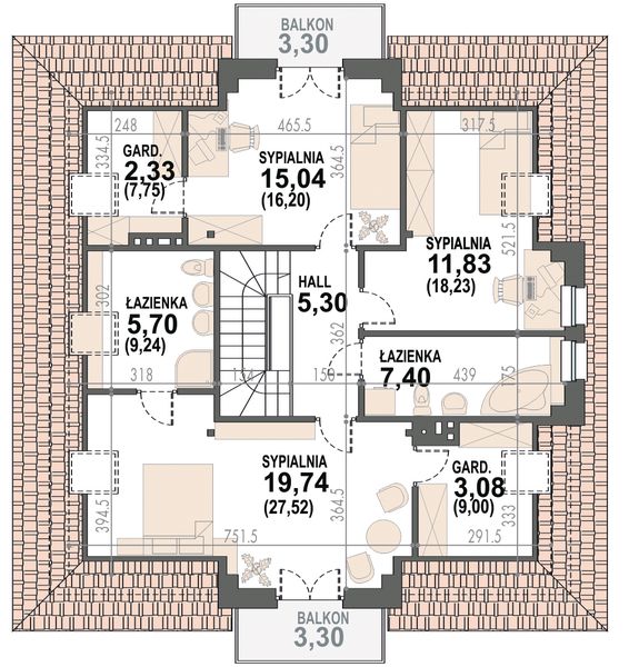 Poddasze projektu Faun