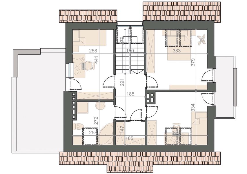 Poddasze projektu Miki II