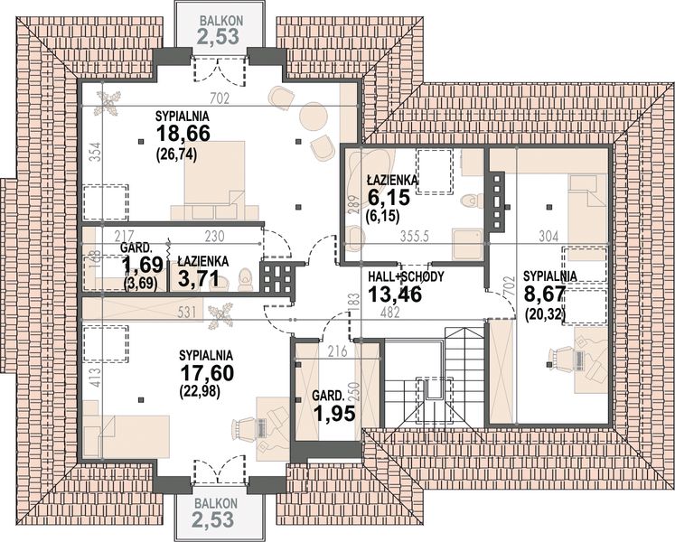 Poddasze projektu Szejk