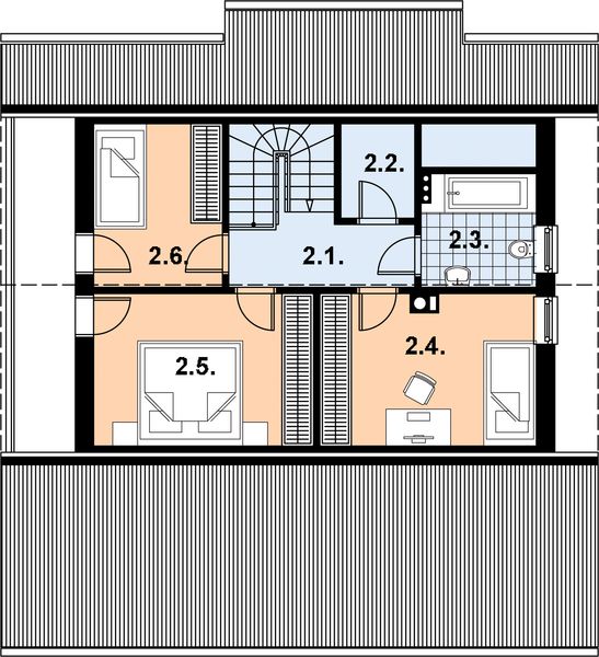 Poddasze projektu L-9 Dom tradycyjny