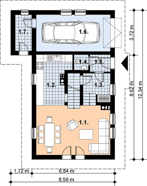 Parter projektu L-22 Dom tradycyjny