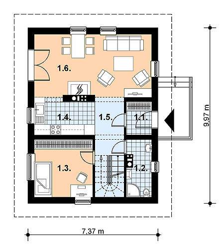 Parter projektu L-29 Dom tradycyjny