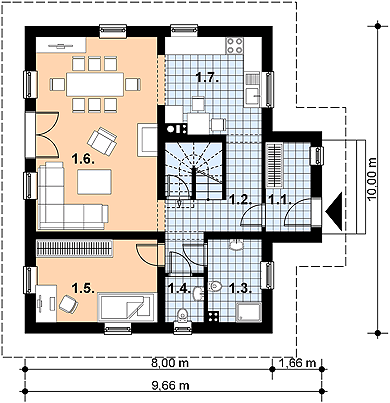 Parter projektu L-73 Dom z bali