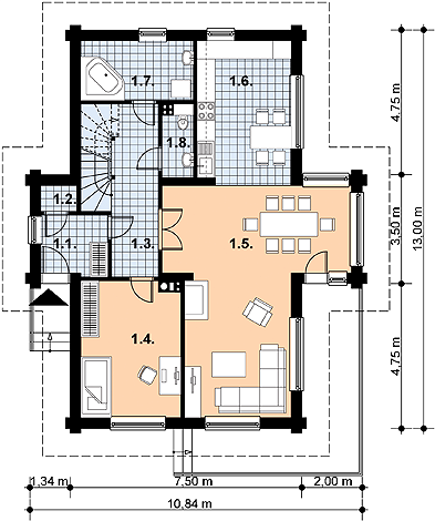 Parter projektu L-79 Dom z bali