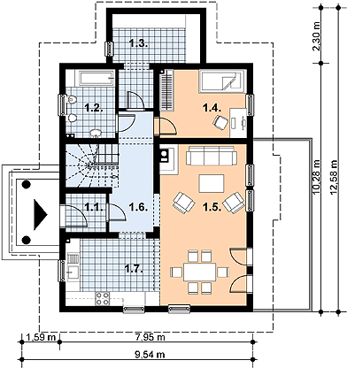 Parter projektu L-88 Dom szkieletowy