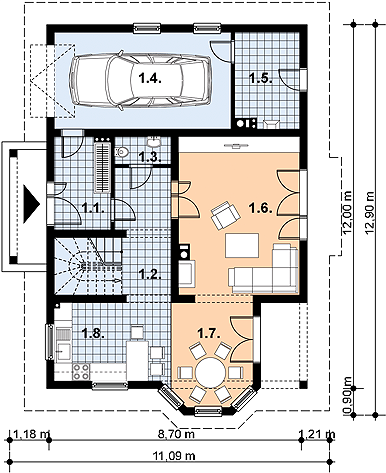 Parter projektu L-86 Dom szkieletowy