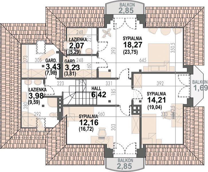 Poddasze projektu Śnieżka