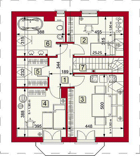 Poddasze projektu Fritto