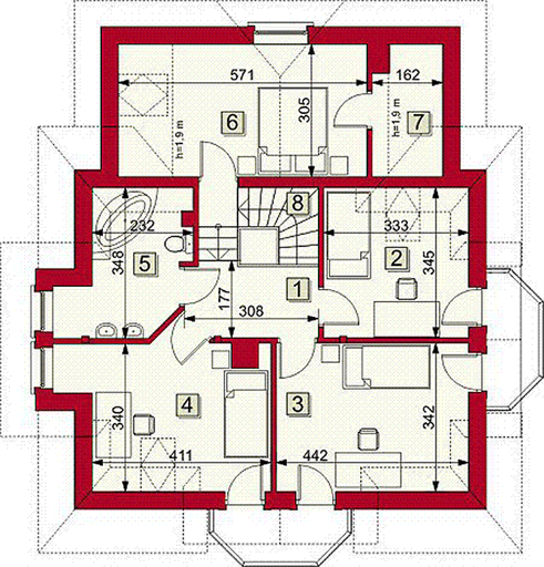 Poddasze projektu LAVENTE