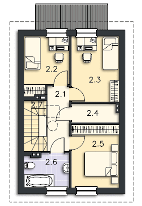 Piętro 1 projektu York (LMP111)