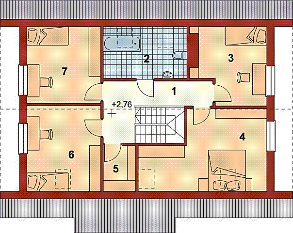 Poddasze projektu Nabo