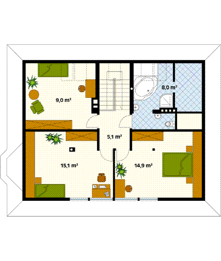 Poddasze projektu Huragan dr - duplikat