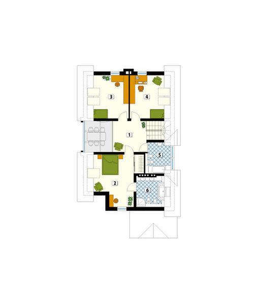 Poddasze projektu Fiołek