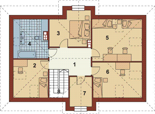 Poddasze projektu Angera