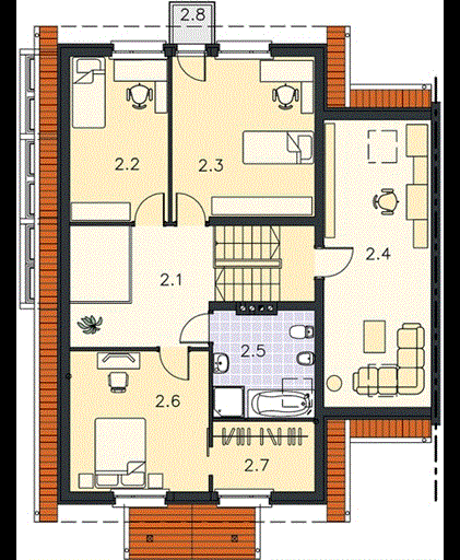 Poddasze projektu Birmingham (LMBL02)