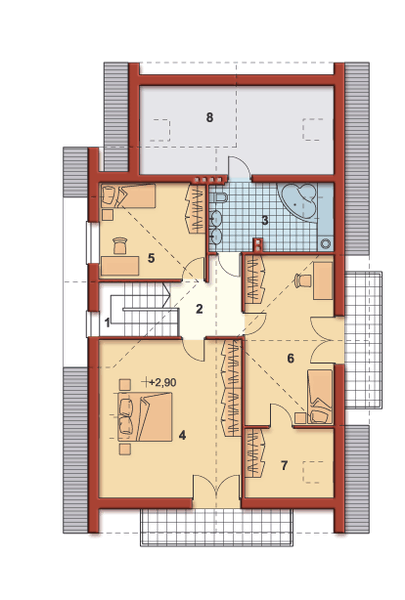 Poddasze projektu Adria