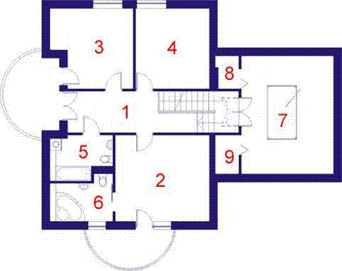 Poddasze projektu Marina