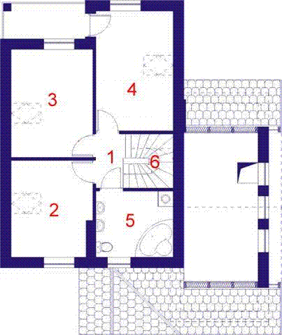 Poddasze projektu TRENTO