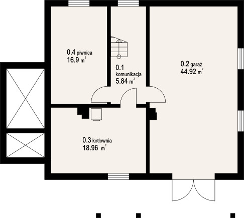 Piwnica projektu osowo