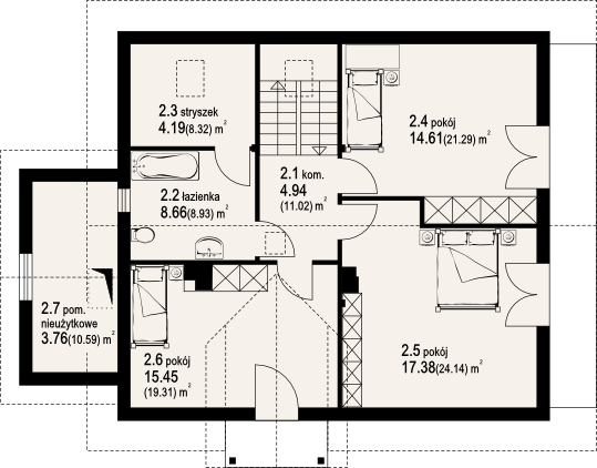 Poddasze projektu osowo