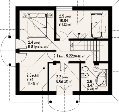 Poddasze projektu borków mały 9