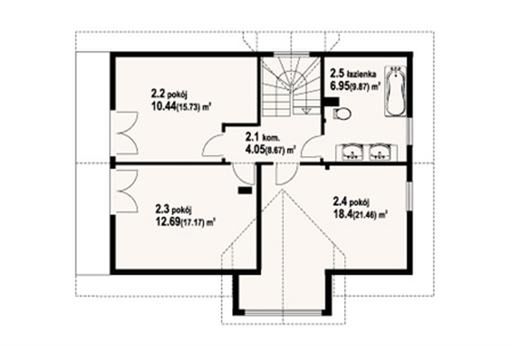 Poddasze projektu DUPLIKAT Brzoza dw