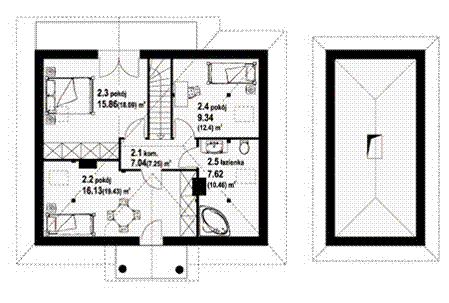 Poddasze projektu Polanka 2
