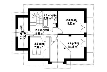 Poddasze projektu MIŁOSZYCE
