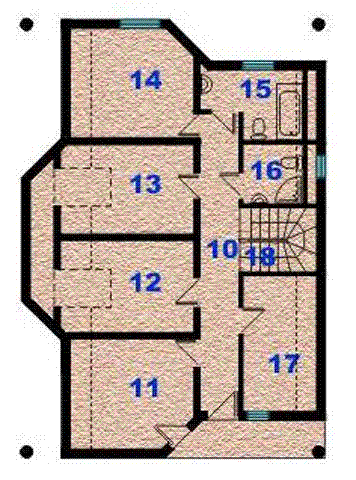 Poddasze projektu 28 Star