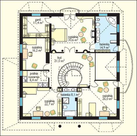 Piętro 1 projektu Orzeł