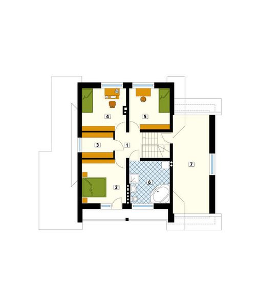 Poddasze projektu Grab 2