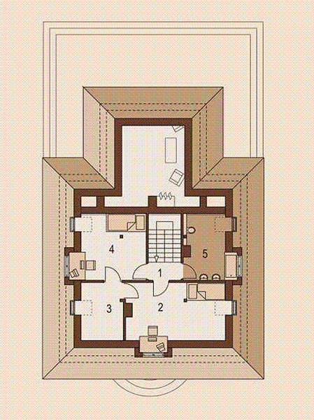 Poddasze projektu ASTRUM