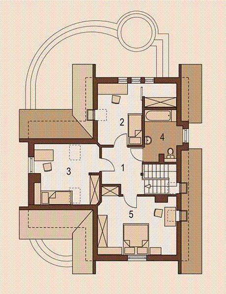 Poddasze projektu Kapella