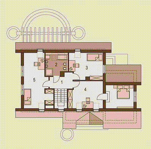 Poddasze projektu KOMPAS I