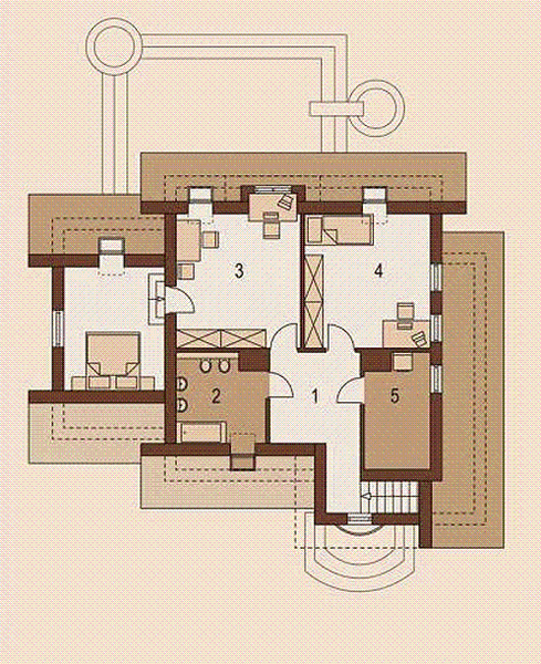 Poddasze projektu Kosmo I
