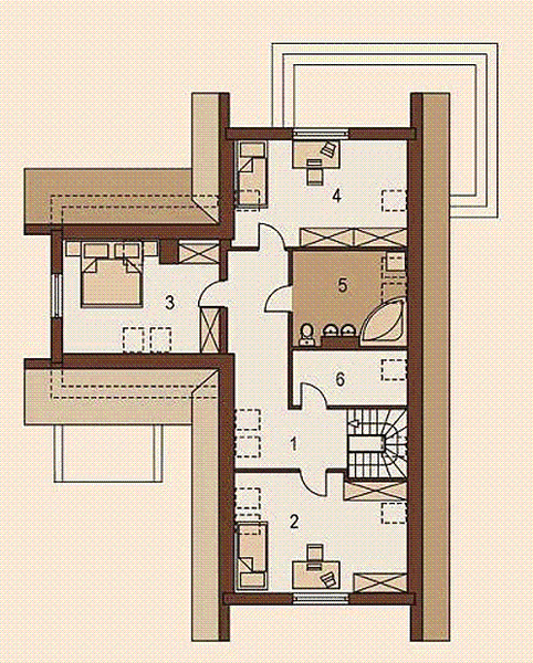 Poddasze projektu Satelita I
