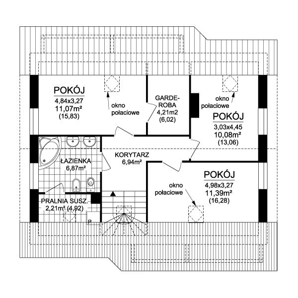 Poddasze projektu HIACYNT